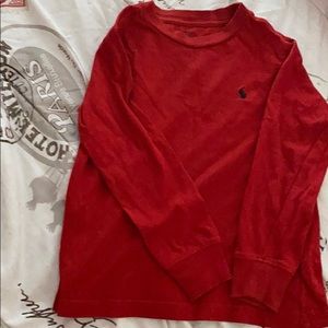 Red Polo long sleeve shirt